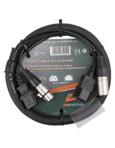 COMBI CABLE IEC/XLR-1M3