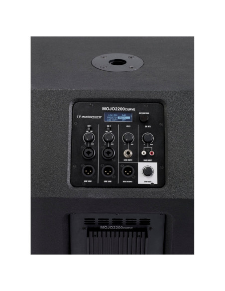 AUDIOPHONY MOJO2200CURVE – SYSTÈME CURVE ARRAY ACTIF 1000W RMS