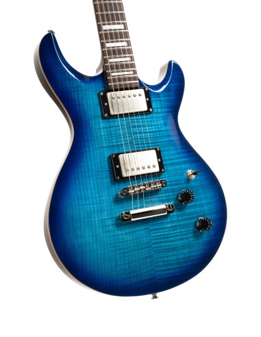 CORT M600 TRANS BLUE BURST