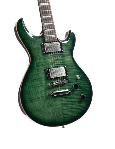 CORT M600 TRANS GREEN BURST