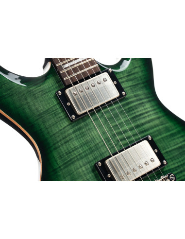 CORT M600 TRANS GREEN BURST