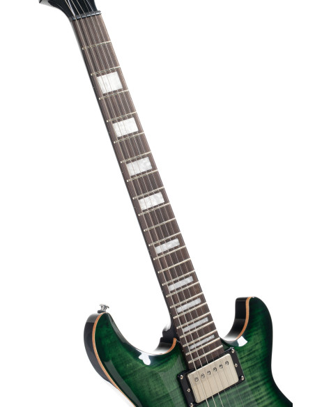CORT M600 TRANS GREEN BURST