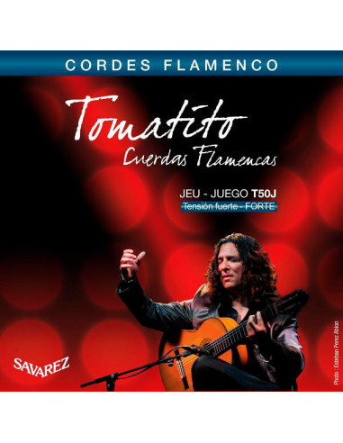 Savarez T50J – Cordes guitare flamenco tension forte