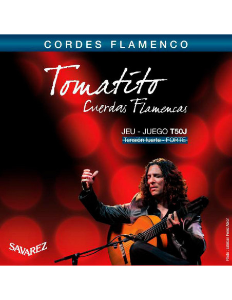 Savarez T50J – Cordes guitare flamenco tension forte