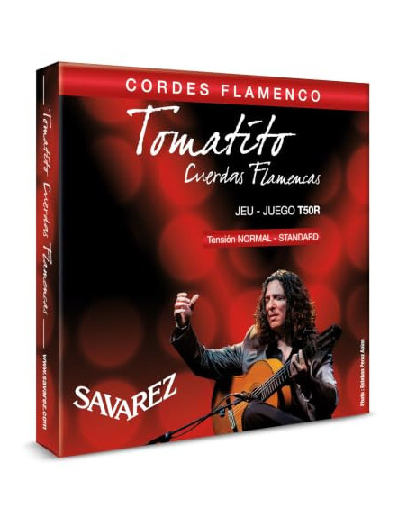 Savarez T50R – Cordes guitare flamenco tension normale