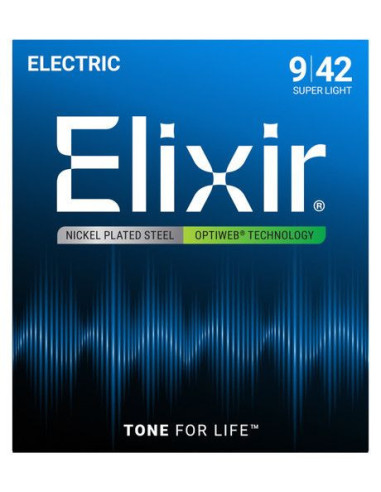 ELIXIR 19002 OPTIWEB 09-42 – Cordes guitare électrique
