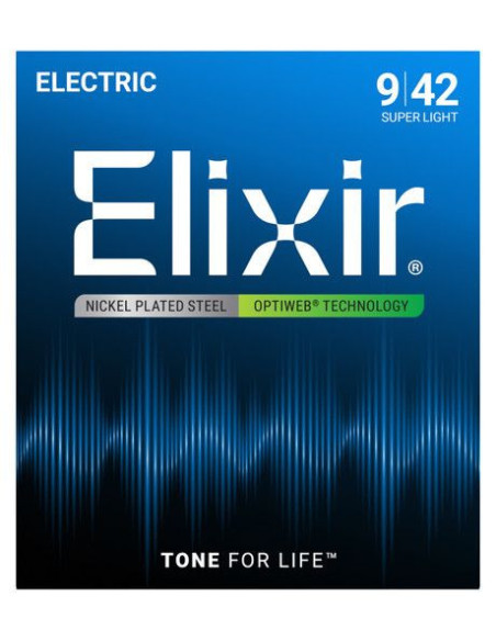 ELIXIR 19002 OPTIWEB 09-42 – Cordes guitare électrique