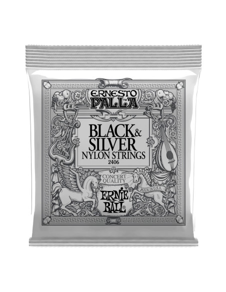 ERNIE BALL 2406 Ernesto Palla Black & Silver