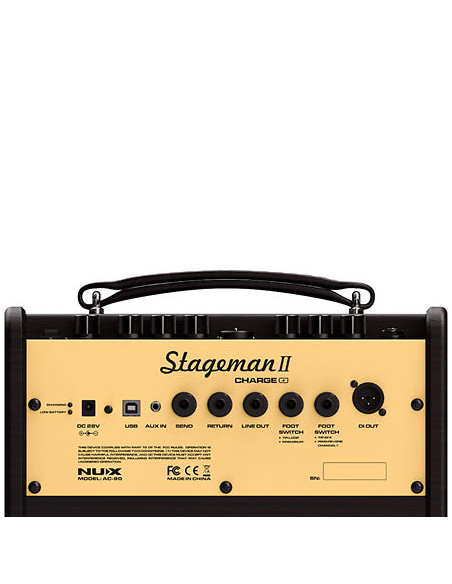 Nux Stageman II AC-80 sur batterie