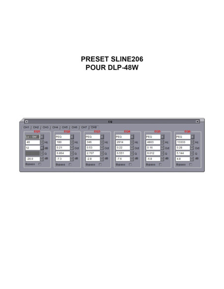 AUDIOPHONY SLINE206W